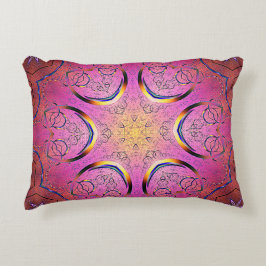 Radiant Heart Kaleidoskop Dekokissen