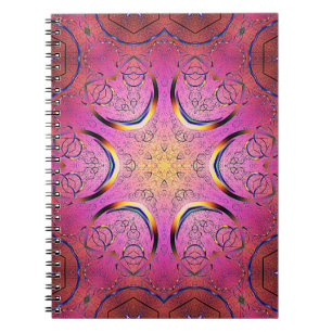 Radiant Heart Kaleidoskop Notizblock