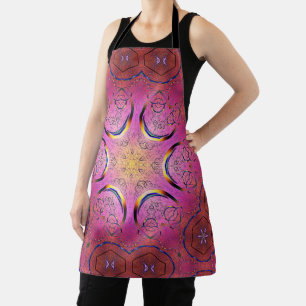 Radiant Heart Kaleidoskop Schürze