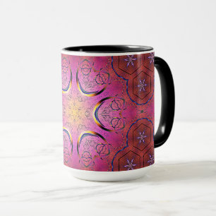 Radiant Heart Kaleidoskop Tasse