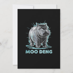 Radiant Hippo Moo Deng Einladung