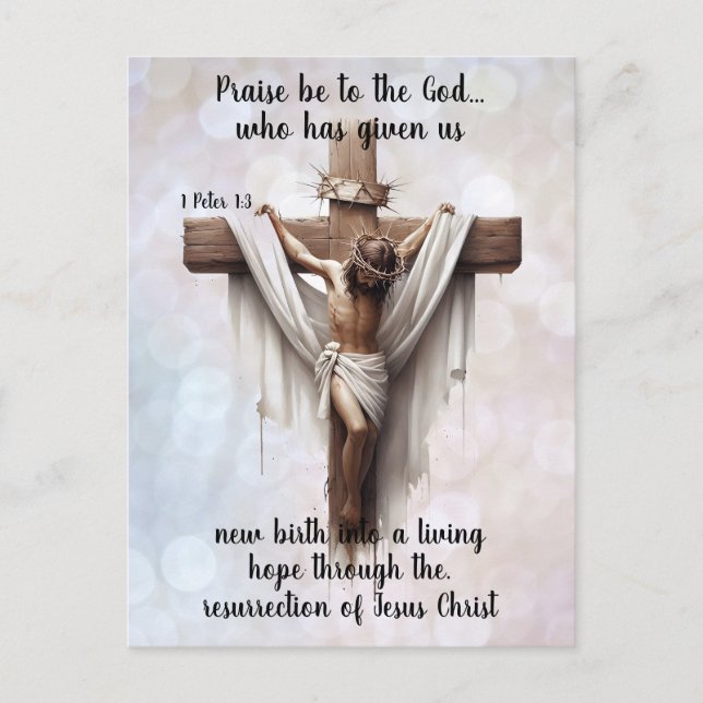 Radiant Hope at the Cross Feiertagspostkarte (Vorderseite)