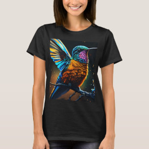 Radiant Hummingbird: T-Shirt zur Kunst der Feuerbe