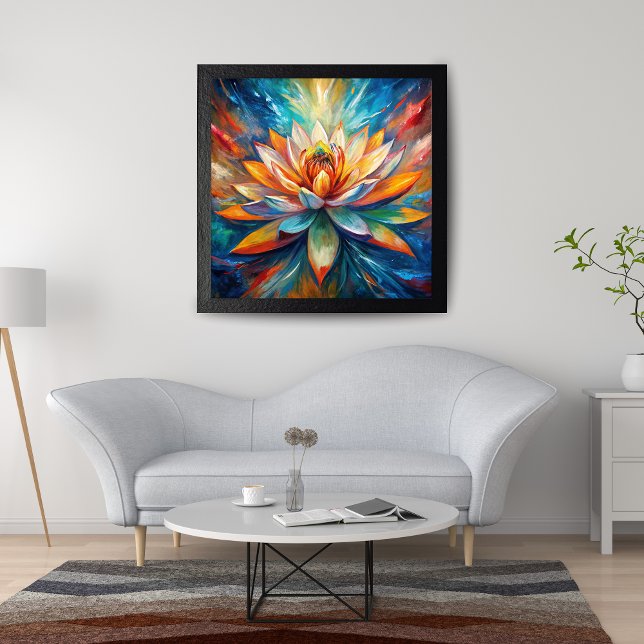 Radiant Lotus Blossom Fotodruck (Von Creator hochgeladen)