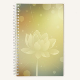 Radiant Lotus Hardcover Kleines Notebook Notizbuch