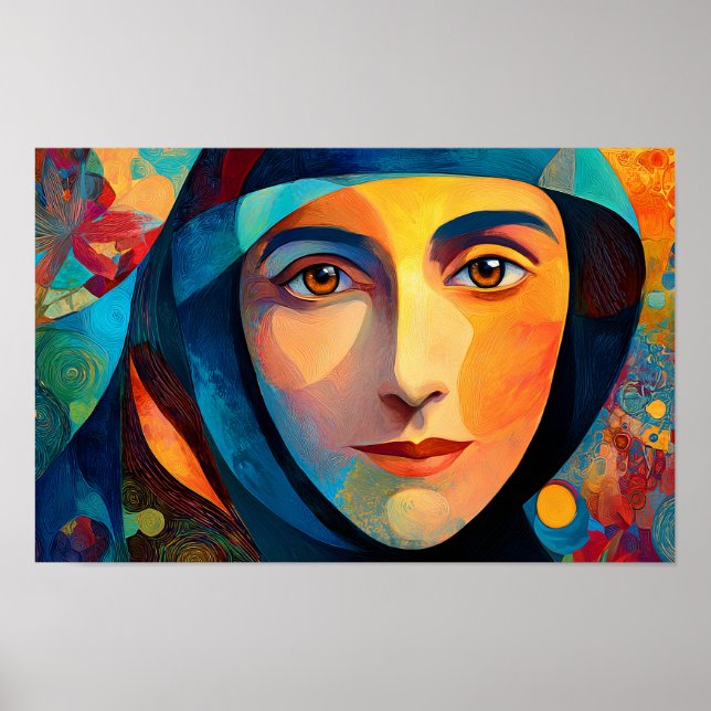 Radiant Missionary: Saint Frances Xavier Cabrini Poster (Vorne)