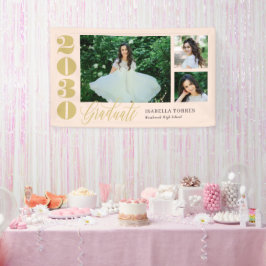 Radiant Moments EDITABLE FARBBBanner für Abschluss Banner