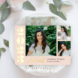 Radiant Moments Foil Abschluss Einladung