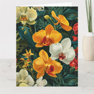 Radiant Orchidee Trio Geburtstag Karte