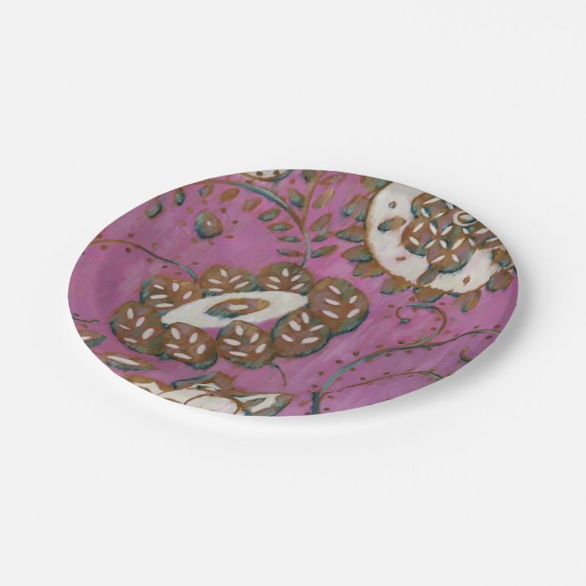 Radiant Ornament II Pappteller (Schrägansicht)