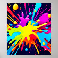 Radiant Paint Explosion