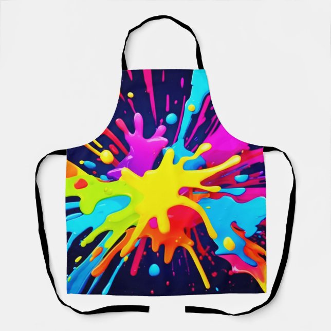 Radiant Paint Explosion Schürze (Vorderseite)