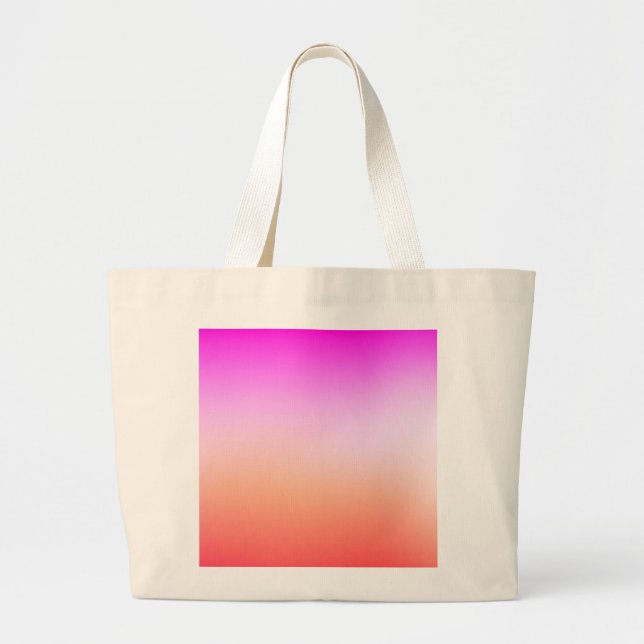 Radiant Pastel Sunset Gradient Jumbo Stoffbeutel (Vorne)