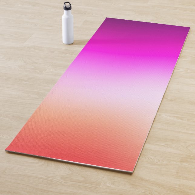 Radiant Pastel Sunset Gradient Yogamatte (Beispiel)