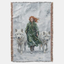 Radiant Peace Dove Lantern Imbolc Snowdrops Art Decke