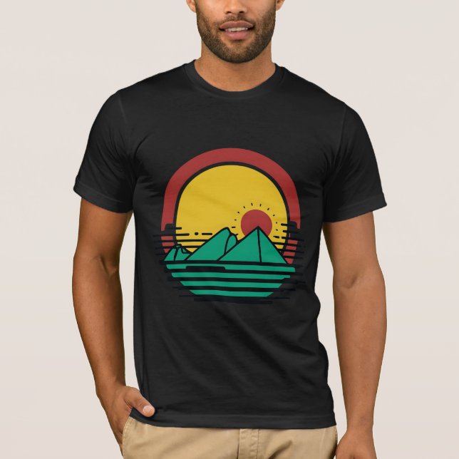 Radiant Peaks Mountain T-Shirt (Vorderseite)