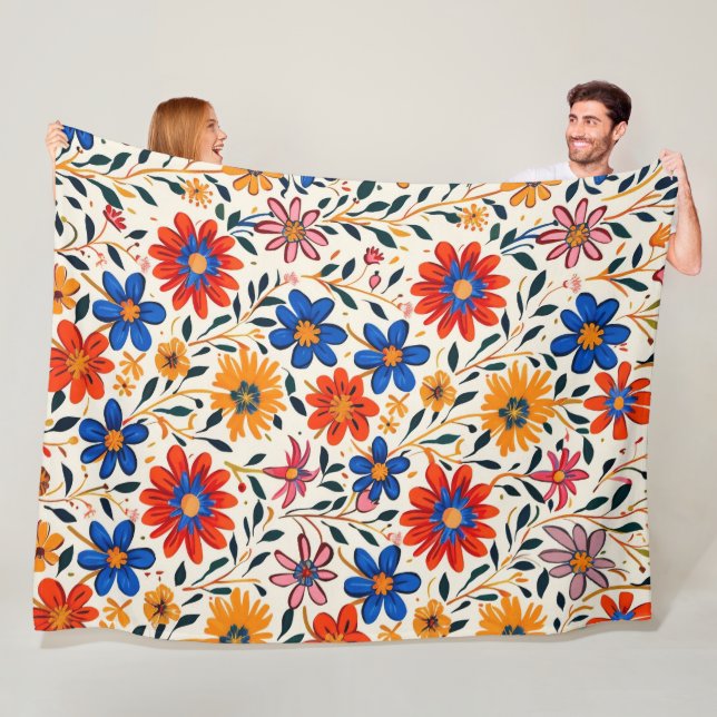 Radiant Petal Path 60x80 Fleece Blanket (Beispiel)
