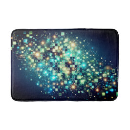 Radiant Pixel Bokeh Badematte