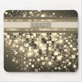 Radiant Pixel Bokeh Mousepad