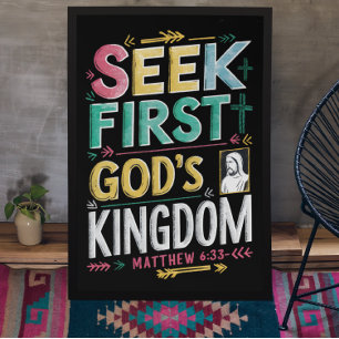 Radiant Pursuit: Seek First Gods Kingdom Poster