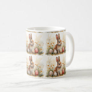 Radiant Rabbit Tasse: Bunny Bouquet Kaffeetasse
