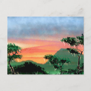Radiant Rainforest Postkarte