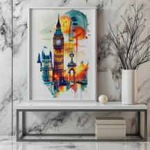 Radiant Rhapsody: Londons Big-Ben und London Eye