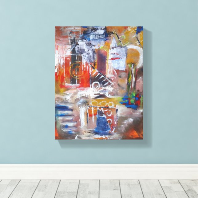 Radiant Rhythms  Leinwanddruck (Insitu (Holzboden))