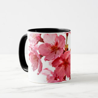 Radiant Sakura Blossoms Watercolor Bloom Tasse