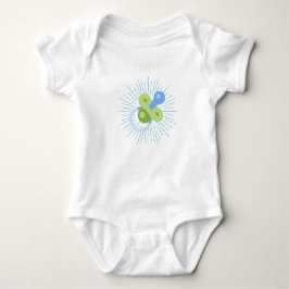 Radiant Schnuller Bodysuit. Baby Strampler
