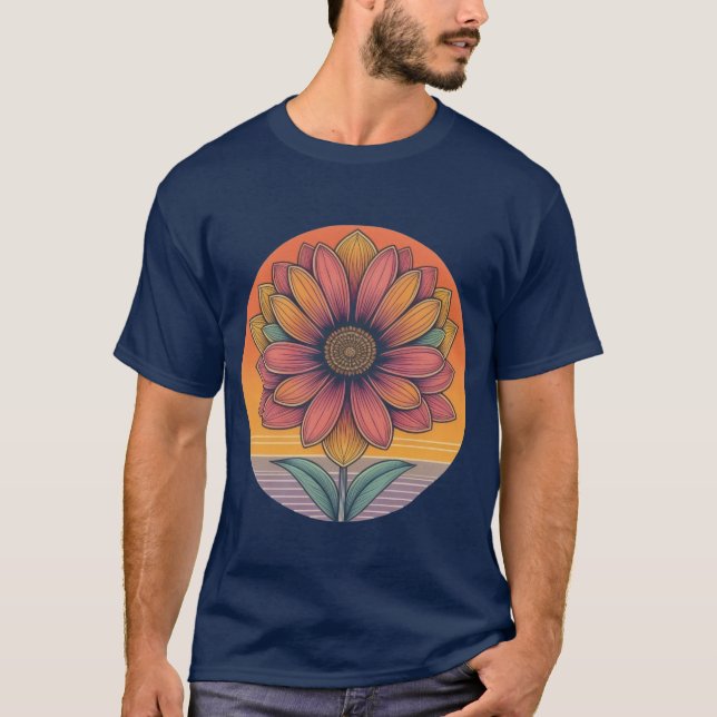 Radiant Sonnenblumenblume T-Shirt (Vorderseite)