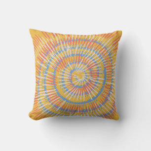 Radiant Spiral Burst Kissen