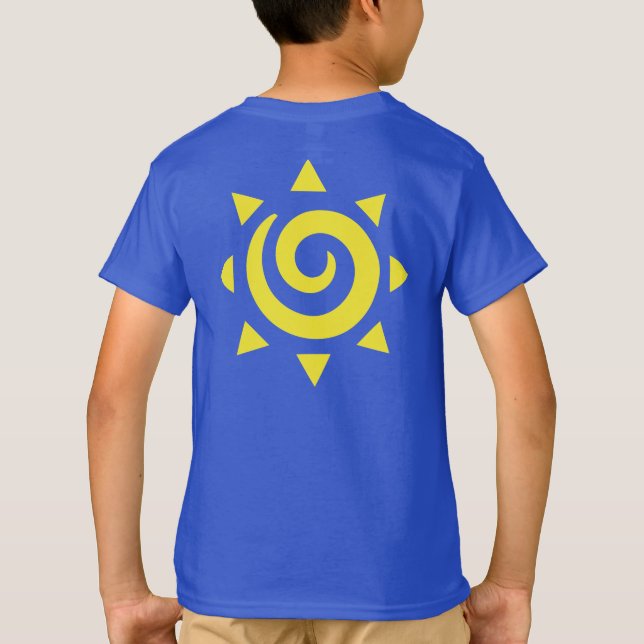 Radiant Spiral Sun Art T-Shirt (Rückseite)