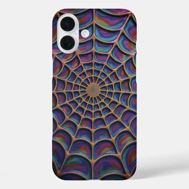 Radiant Spiral Web Abstrakt Case-Mate iPhone Hülle (Rückseite)