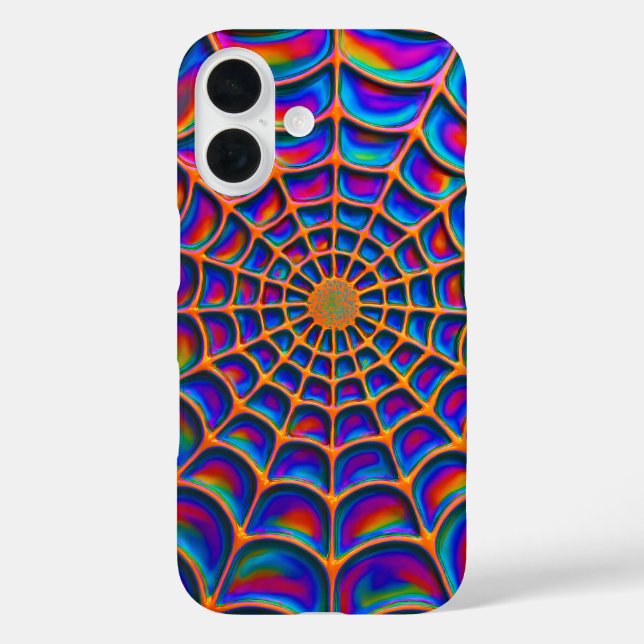 Radiant Spiral Web Abstrakt Case-Mate iPhone Hülle (Rückseite)