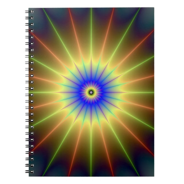 Radiant-Star-Notebook Notizblock (Vorderseite)