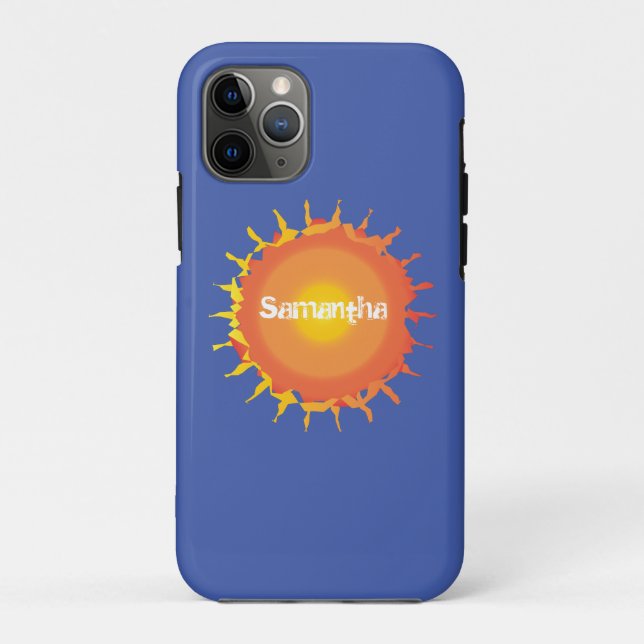 Radiant Sun Case-Mate iPhone Hülle (Rückseite)