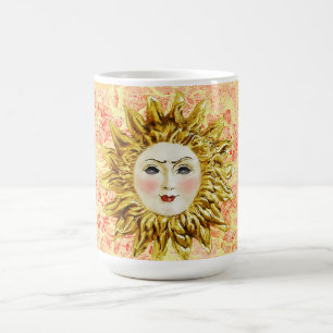 Radiant Sun Face Kaffeetasse