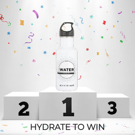 Radiant Sun Water Quote with Good Day Bar Edelstahlflasche