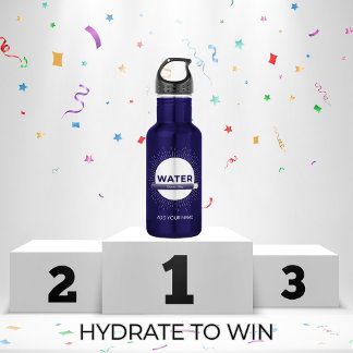 Radiant Sun Water Quote with Good Day Bar Edelstahlflasche