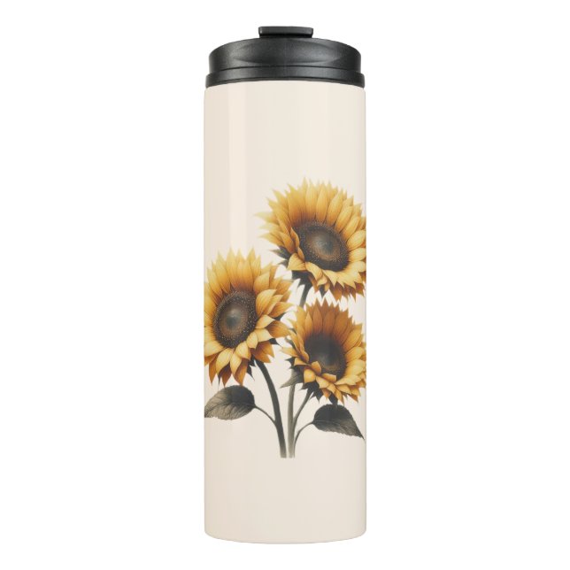 Radiant Sunflower Thermosbecher (Vorderseite)
