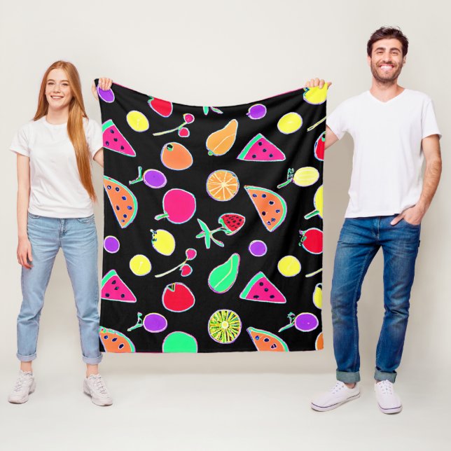 Radiant Tropic Neon Magic Fleecedecke (Beispiel)