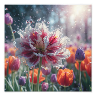 Radiant Tulip Fantasy Fotodruck