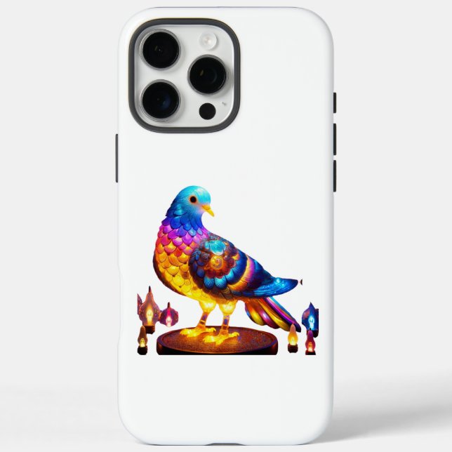 Radiant Urban Pigeon Case-Mate iPhone Hülle (Rückseite)