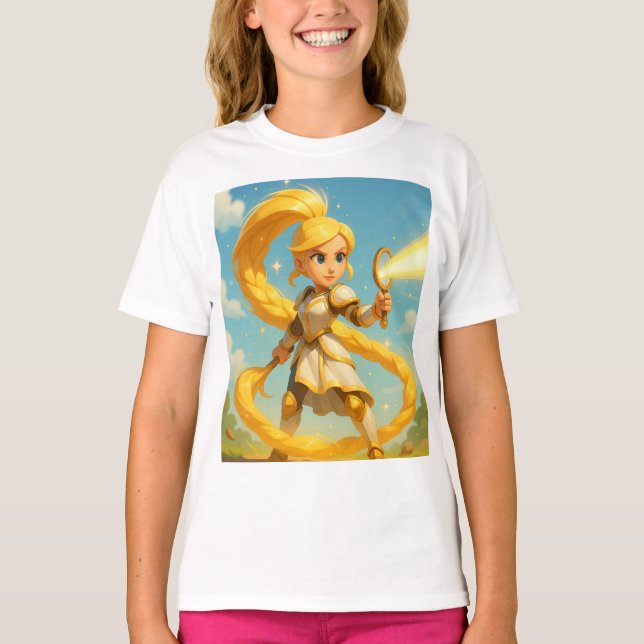 Radiant Warrior — Light Side Heroine T-Shirt (Vorderseite)