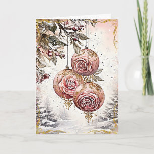 Radiant Yuletide Blessings Karte