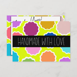 Radiante Dankbarkeit: Handgemachte Lebhaftigkeit Dankeskarte