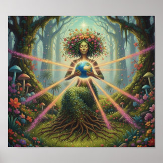 RadiantEarthGoddess Poster