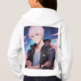 "Radiantes Vertrauen: Ein Portrait eines modernen  Hoodie