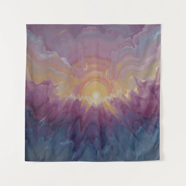 RadiantSunRise Wandteppich (Vorderseite)